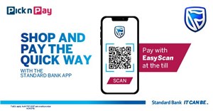 Standard Bank EasyScan for Pick n Pay - enables fast, easy payments for groceries
