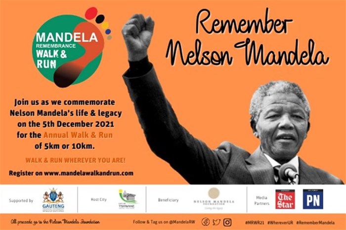 Mandela Remembrance Walk and Run open to the world again this year