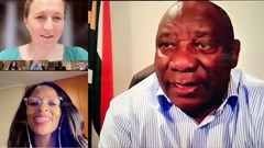 President Ramaphosa attends meeting on SA Startup Act