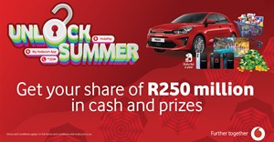 Vodacom launches Unlock Summer campaign, R250m in cash and prizes up for grabs