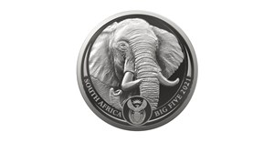 Source: supplied 2021 Big 5 Series II silver elephant, obverse view