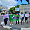 Climate activists picket at parliament, accuse COP26 of excluding African farmers