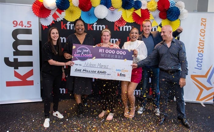Cape Town's newest millionaire with Kfm 94.5 and LottoStar