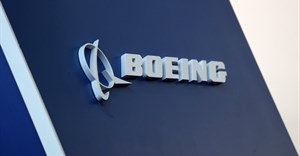 The Boeing logo is pictured at the Latin American Business Aviation Conference & Exhibition fair (LABACE) at Congonhas Airport in Sao Paulo, Brazil 14 August 2018. Reuters/Paulo Whitaker