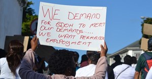 An arbitrator appointed by the Public Health and Social Development Sectoral Bargaining Council has dismissed Nehawu’s bid to have community health workers permanently employed by the state. Archive photo: Thamsanqa Mbovane