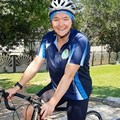 Source: supplied. Christine Roos, one of the 26 cyclists who will be pedding the 94.7 Ride Joburg this Sunday to raise funds for SABMR
