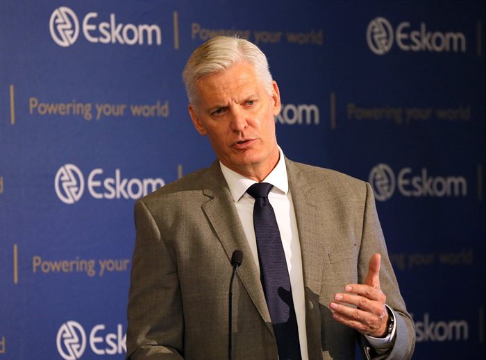 Andre de Ruyter, chief executive of Eskom. Reuters/Sumaya Hisham