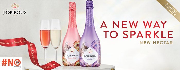 J.C. Le Roux reveals sophisticated new look for the Nectar range and celebrates with Dineo Langa as face of the campaign