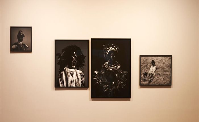 Installation of visual activist Zanele Muholi’s photographic work. | Source: Supplied