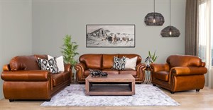 Leather sofas in summer - how to get the best out of them