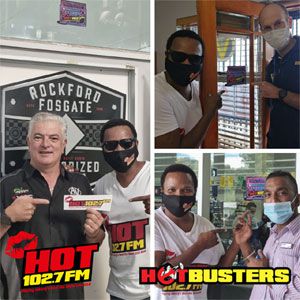 Hotbusters hit the street rewarding business that play Hot 102.7FM