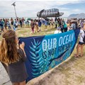 Protest against West Coast seismic blasting ahead of court case