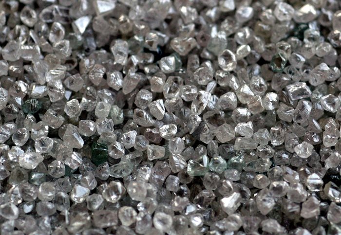 Rough diamonds during their sorting process are seen at the Botswana Diamond Valuing Company in Gaborone, Botswana. Reuters/Juda Ngwenya