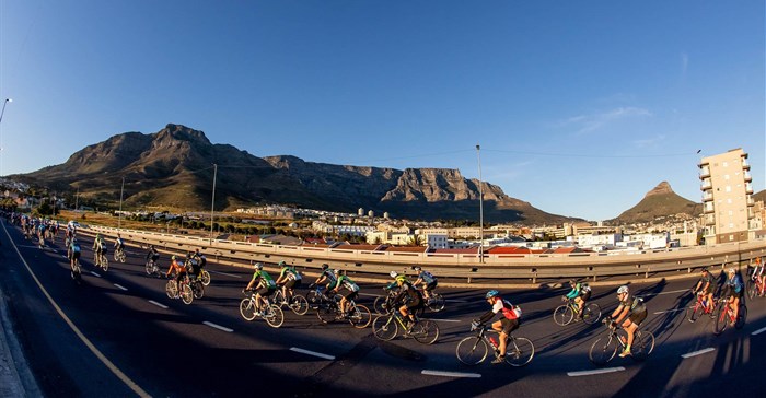 Image supplied: Participants in the Cape Town Cycle Tour Lifecycle Expo
