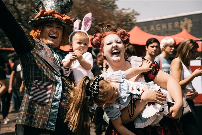 Image supplied: Comic Con attendees dress in cosplay
