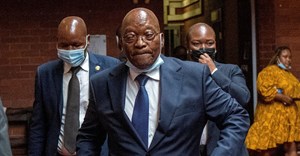 Image: Former South African President Jacob Zuma enters the High Court in Pietermaritzburg, South Africa, 31 January 2022. Jerome Delay/Pool via Reuters/File Photo