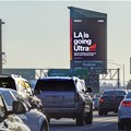A DOOH camapign by Kevani, an out of home (OOH) sales organisation headquartered in LA in the US during the Super Bowl