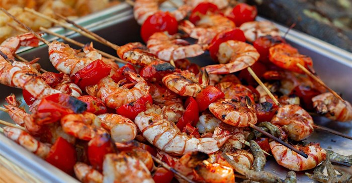 Image supplied: Food at The Joburg Seafood & Jazz Racing Festival
