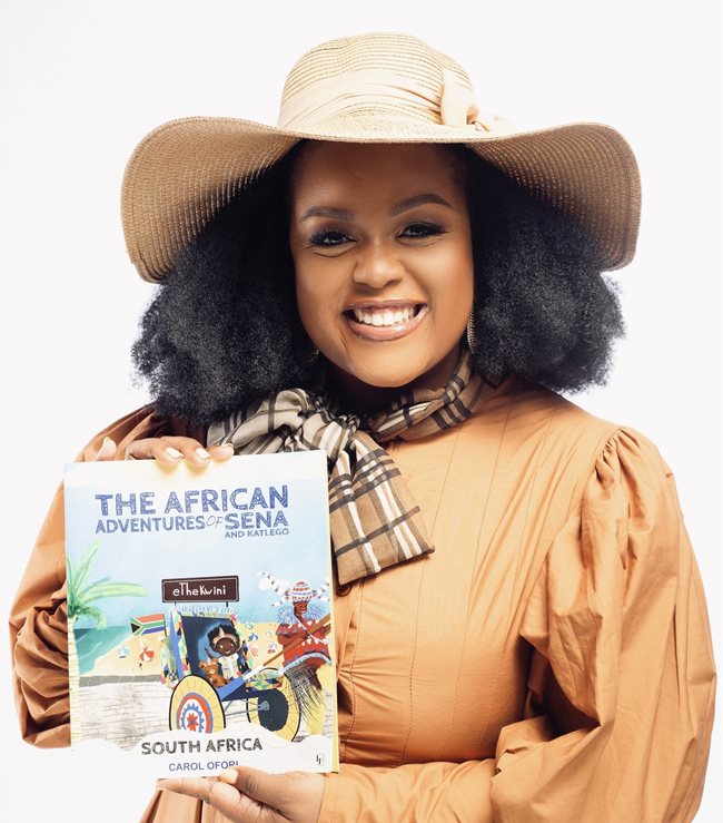 Carol Ofori has published a series of six children’s books titled The African Adventures of Sena and Katlego