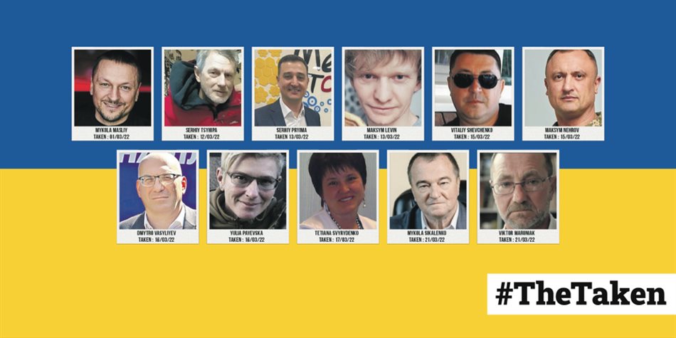 Activists publish list of Ukrainian civilians abducted by Russian forces as part of campaign to free 'The Taken'