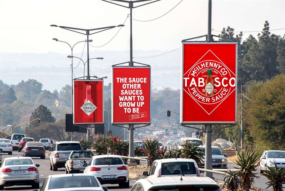 Telling a saucy Tabasco story through out-of-home advertising