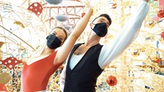 Image supplied: Bonita Bierbaum and Casey Swales perform at the Gateway Theatre of Shopping