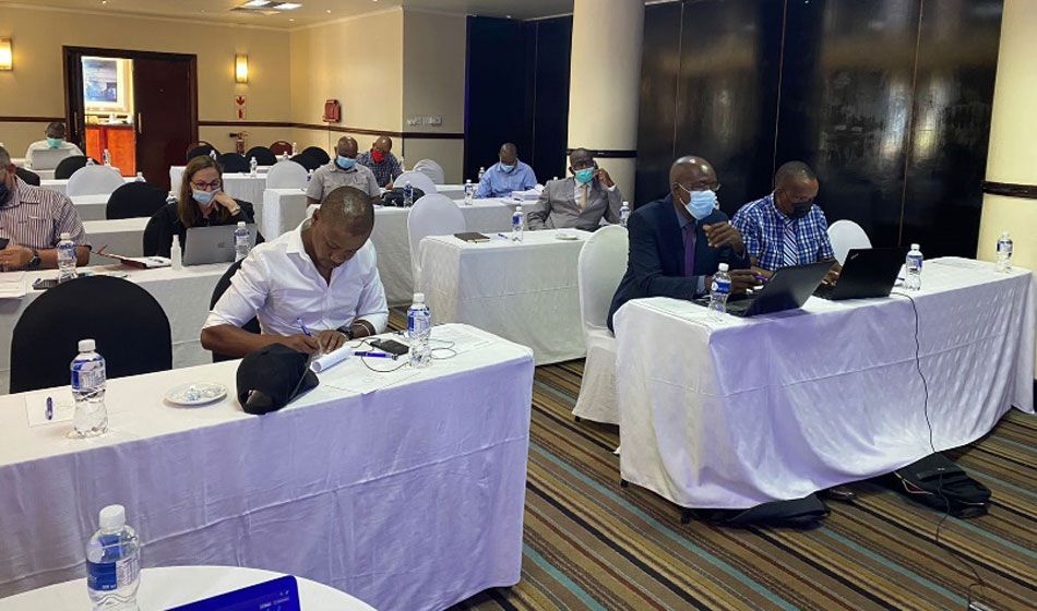 The stakeholder feedback session held at Cresta President Hotel in Gaborone on 10 March 2022.