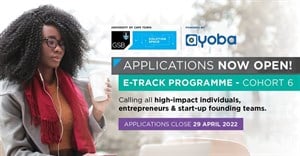 Africa's innovative start-ups from the 2021/2022 e-Track programme, and the 2022 programme is now open for applications!