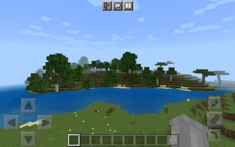 Image: A screenshot taken of a Minecraft world