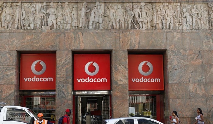 A Vodacom branch in Cape Town is shown in this picture taken on 10 November 2015. Reuters/Mike Hutchings