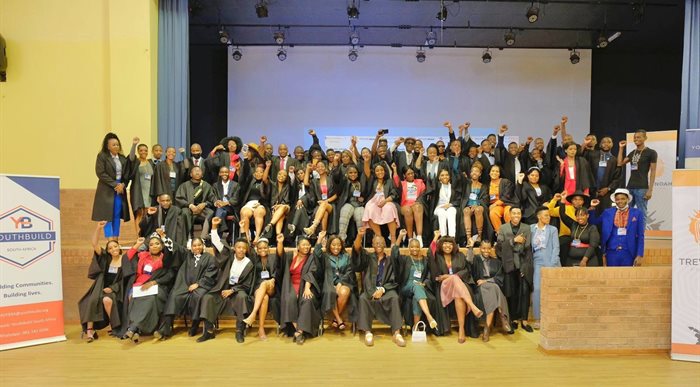 Graduation ceremony of Trevor Noah Foundation's Faranani Infrastructure Project participants. Source: