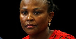 Public Protector Busisiwe Mkhwebane listens during a briefing at Parliament in Cape Town, South Africa, 19 October 2016. Reuters/Mike Hutchings/File Photo