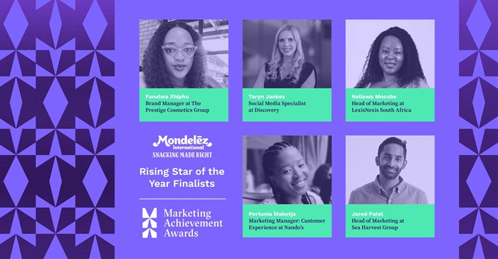 Supplied. The 2022 Marketing Achievement Awards’ Rising Star of the Year Award five finalists