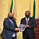 Image: Chief Justice Raymond Zondo and President Ramaphosa at the handover of the first part of the State Capture Report.