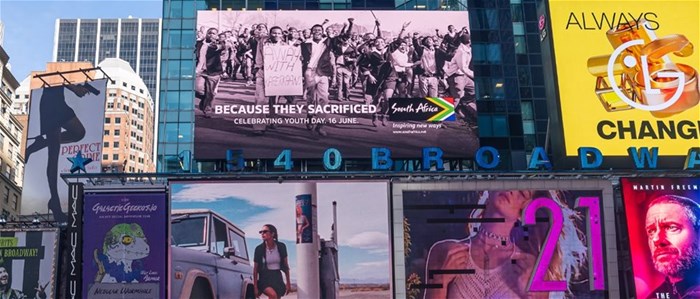 SA Tourism celebrates Youth Day with digital campaign in Times Square