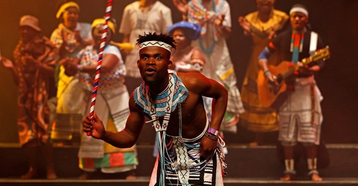 Image by Mark Wessels: Performers at the Official Opening of the 2022 National Arts Festival