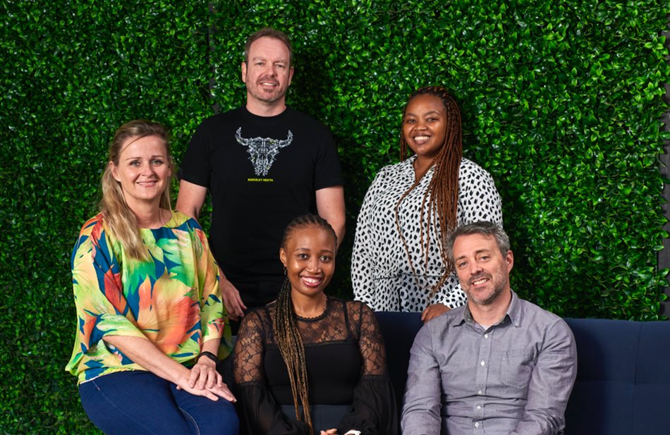 From left sitting: account director, Lee Anne Crossley, Silindile Nkosi, copywriter and Nick Gordon, creative director.<p>From left standing: Geoff Paton, chief creative officer and Nontobeko Kunene, art director.