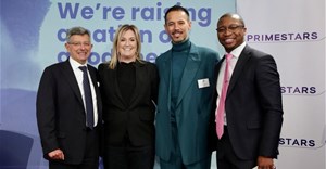 Supplied. From the left to right: MD Primestars - Martin Stewart, head of business -The Foschini Group (Markham) - Jenni Lee, Markham head of marketing- Nicol Rademeyer and COO Primestars - Nkosinathi Moshoana at the launch of the What About The Boys initiative at the JSE