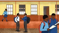 A widely circulated video showed Richard Prinsloo, a teacher, being assaulted by a learner. Judge Takalani Ratshibvumo has ruled that Prinsloo can sue the education department. Illustration: Lisa Nelson
