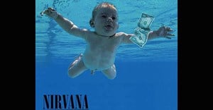 The album cover of Nirvana's Nevermind