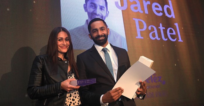 (Supplied) Jared Patel, head of marketing at Sea Harvest Group, winner of the MAA 2022 Rising Star of the Year Award