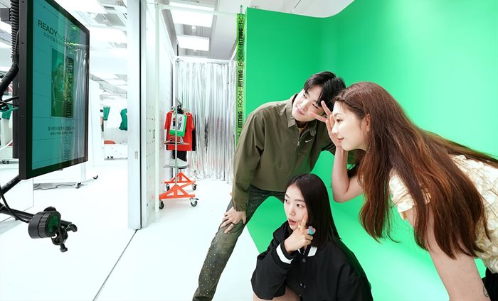 The content studio is an interactive in-store destination that invites local creatives, experts, and consumers to create content on their own social media channels with customisable backdrops. Source: Supplied