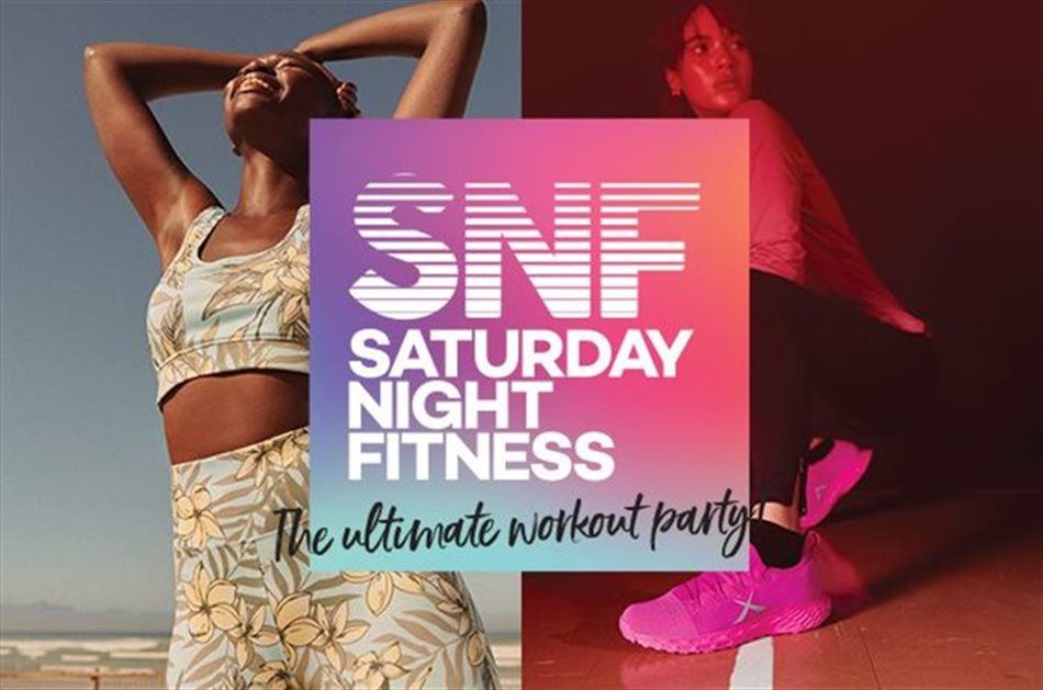 Grab your leggings! We're heading to a mega workout at Saturday Night Fitness