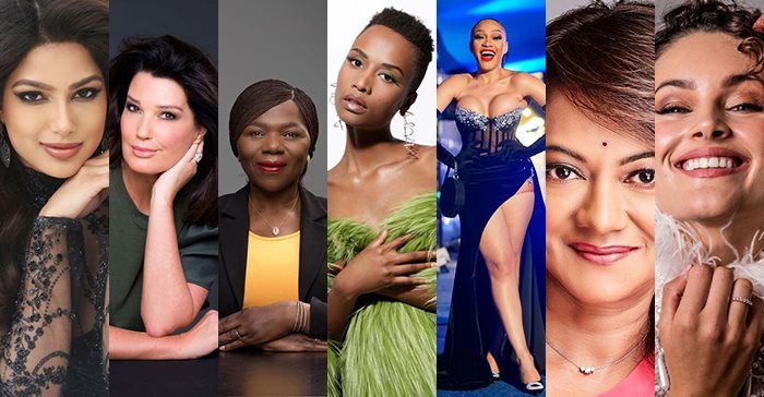 Harnaaz Sandhu, Suzette van der Merwe, Thulisile Madonsela,Zozibini Tunzi, Thando Thabethe, Devi Sankaree Govender and Rolene Strauss are the judges for Miss South Africa 2022