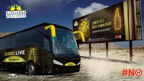 Savanna Premium Cider and Comedy Central Africa hit the road to bring comedy to SA #StandUpForYourComedy