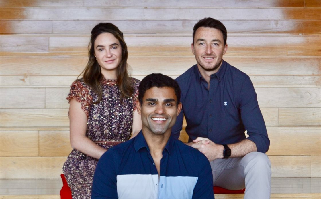 From left: Poppy Regan, business influence manager; Rahul Titus, global head of influence; and James Baldwin, influence director