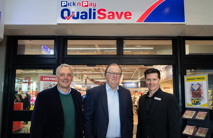 Gareth Ackerman, Pieter Boone and Andrew Mills of Pick n Pay. Source: Supplied
