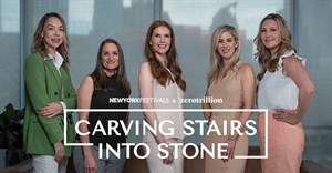 Image supplied: New York Festivals has partnered with Zerotrillion to create a new content series, Carving Stairs into Stone