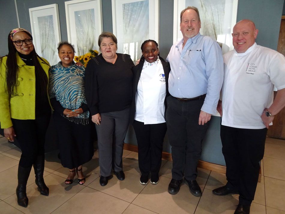 Lindiwe Sangweni-Siddo, Thanda Madlala, Elsu Gericke, Pinky Maruping, Stuart McLarty and Trevor Boyd