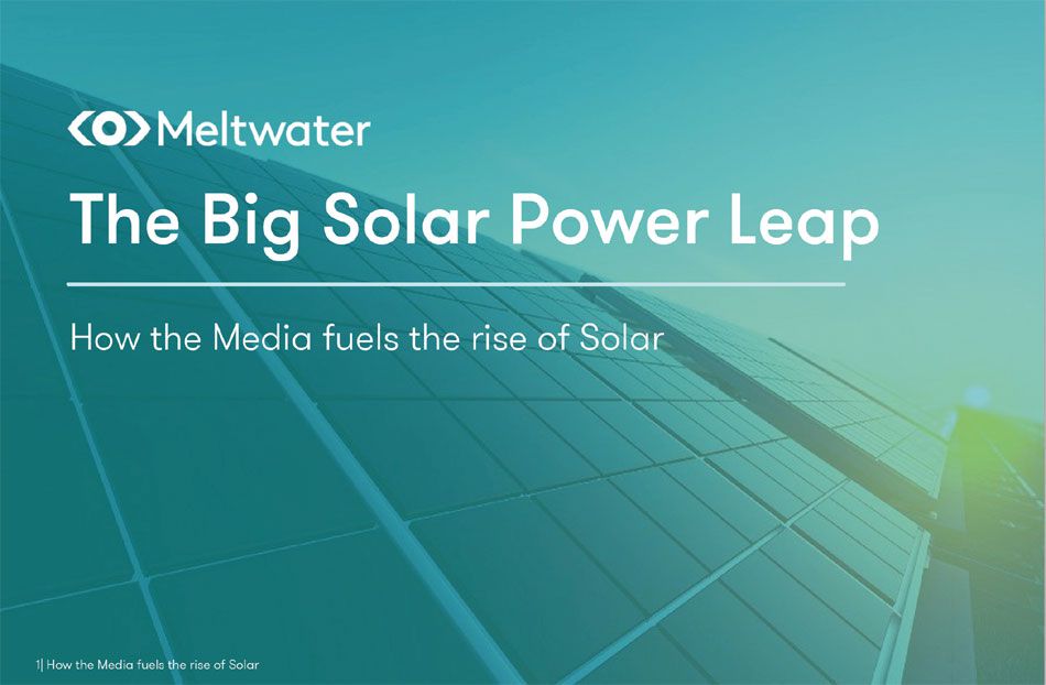 Solar energy on the rise - Meltwater